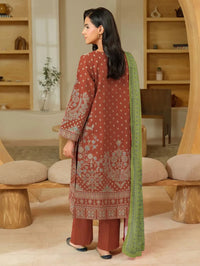 3 Pcs Women's Unstitched Printed Suit